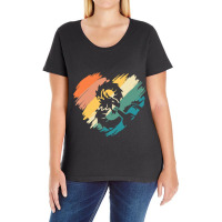 Hot Trend Retro Dragon Heart Ladies Curvy T-shirt | Artistshot