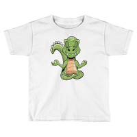 Dino Yoga Dinosaur T Shirt Meditating T Rex Yogasaurus Tee Toddler T-shirt | Artistshot