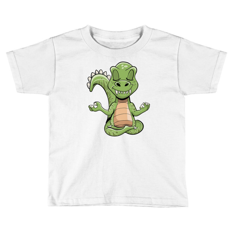 Dino Yoga Dinosaur T Shirt Meditating T Rex Yogasaurus Tee Toddler T-shirt | Artistshot