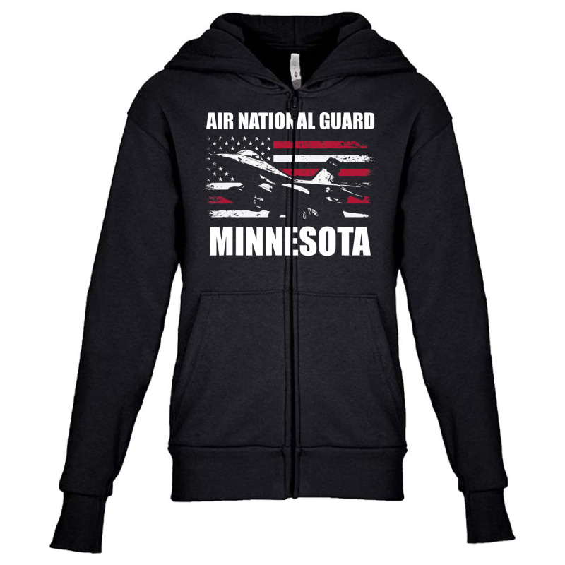 Limited Edition Minnesota Air National Guard Youth Zipper Hoodie by quanghuydinh1 | Artistshot