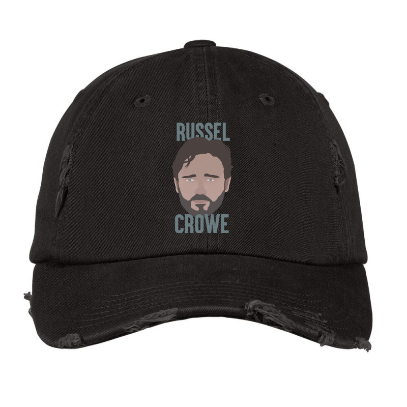 Limited Edition Russel Crowe Head Vintage Cap by Crews Micki | Artistshot