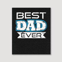 Daddy T  Shirt Best Dad Ever T  Shirt Portrait Canvas Print | Artistshot