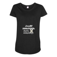 I Am Not Analytical But I'm Gemini So Close Enough - Fun Zodiac Gift F Maternity Scoop Neck T-shirt | Artistshot