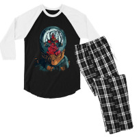 Peacemaker Vs Bloodsport ( Men's 3/4 Sleeve Pajama Set | Artistshot