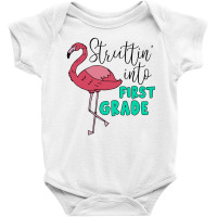 Struttin' Into First Grade For Light Baby Bodysuit | Artistshot