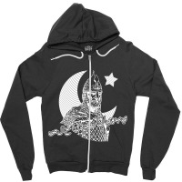 Bestselling Salah Al-din - صلاح الدين الأيوبي (light) Zipper Hoodie | Artistshot