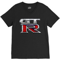 Gtr Carbon Fiber V-neck Tee | Artistshot