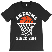 Awesome Since 2014 Basketball Lover Kids Basketball Costume Premium T-shirt | Artistshot