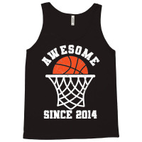 Awesome Since 2014 Basketball Lover Kids Basketball Costume Premium Tank Top | Artistshot