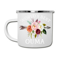 World's Best Ouma Rustic Arrow Flower Bouquet Grandma Camper Cup | Artistshot