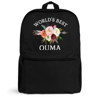 World's Best Ouma Rustic Arrow Flower Bouquet Grandma Backpack | Artistshot