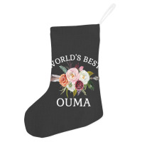 World's Best Ouma Rustic Arrow Flower Bouquet Grandma Holiday Stocking | Artistshot