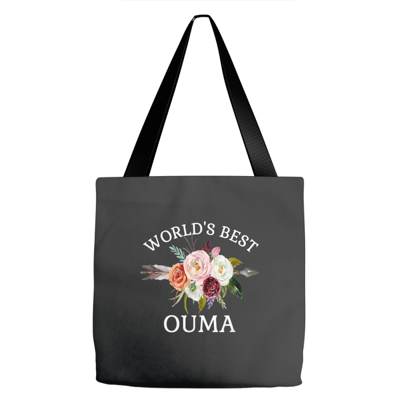 World's Best Ouma Rustic Arrow Flower Bouquet Grandma Tote Bags | Artistshot