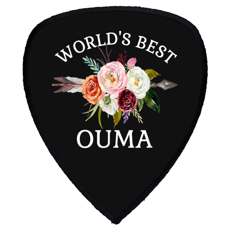 World's Best Ouma Rustic Arrow Flower Bouquet Grandma Shield S Patch | Artistshot