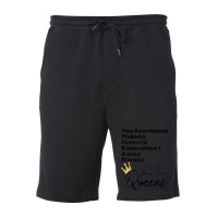 Yaa Makeda Nefertiti Ranavalona Amina Moremi S History _002 Fleece Short | Artistshot