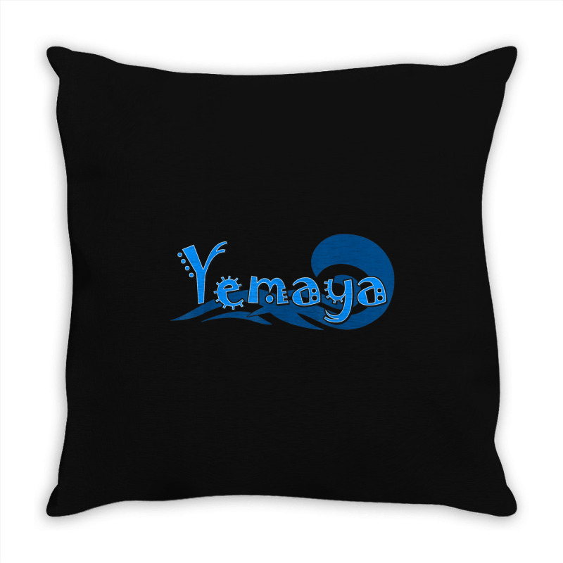 Yemaya Orishas Goddess Ifa Yoruba Religion Gift Water Deity _001 Throw Pillow | Artistshot