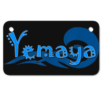 Yemaya Orishas Goddess Ifa Yoruba Religion Gift Water Deity _001 Motorcycle License Plate | Artistshot