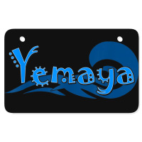 Yemaya Orishas Goddess Ifa Yoruba Religion Gift Water Deity _001 Atv License Plate | Artistshot