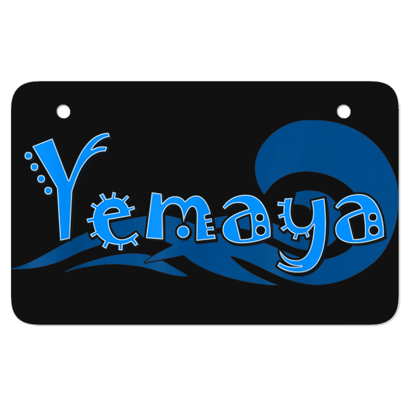 Yemaya Orishas Goddess Ifa Yoruba Religion Gift Water Deity _001 Atv License Plate | Artistshot