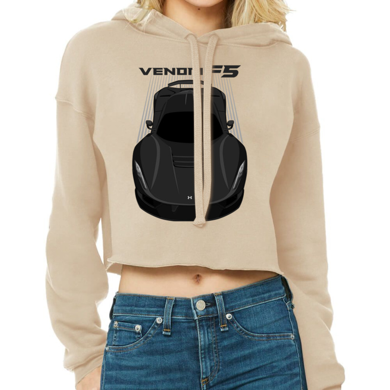 Hennessey Venom F5 Cropped Hoodie by yenalsardao | Artistshot