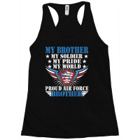 Hot Trend My Brother Is A Soldier Airman Proud Air Force Brother Racerback Tank | Artistshot