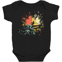 Water Skiing T  Shirt W A T E R S K I I N G I N K S P L A S H T  Shirt Baby Bodysuit | Artistshot