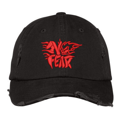 No Fear Embroidered Hat Distressed Cap Designed By Madhatter