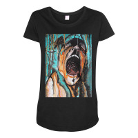 Trending Series Of Scream - Anguish Maternity Scoop Neck T-shirt | Artistshot