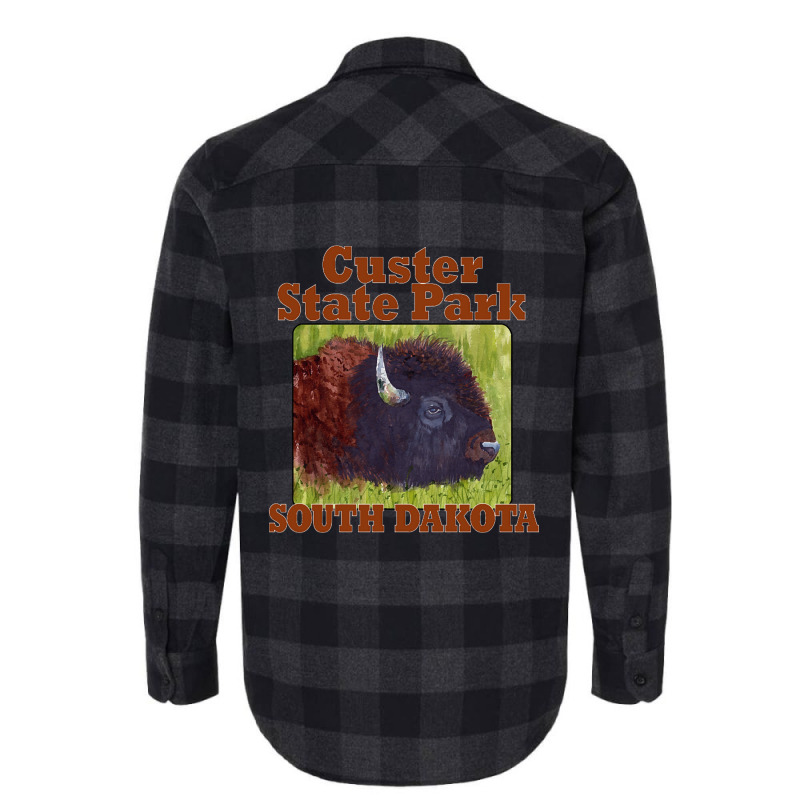 Limited Edition Custer State Park, South Dakota-wcval Flannel Shirt by Box Bingham | Artistshot