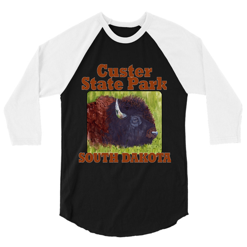 Limited Edition Custer State Park, South Dakota-wcval 3/4 Sleeve Shirt by Box Bingham | Artistshot