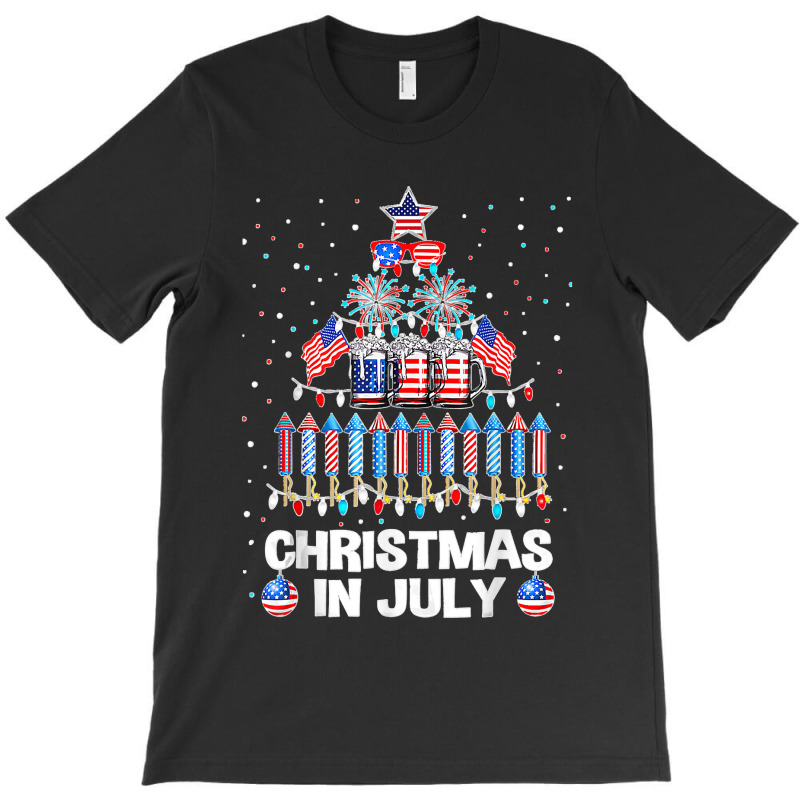 Awesome Beer Xmas Tree Summer For Christmas In July T-shirt | Artistshot