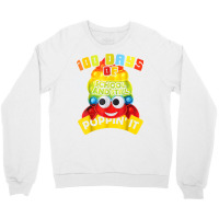 100 Days Of School And Still Poppin' It 100 Days Crab Pop It T Shirt Crewneck Sweatshirt | Artistshot