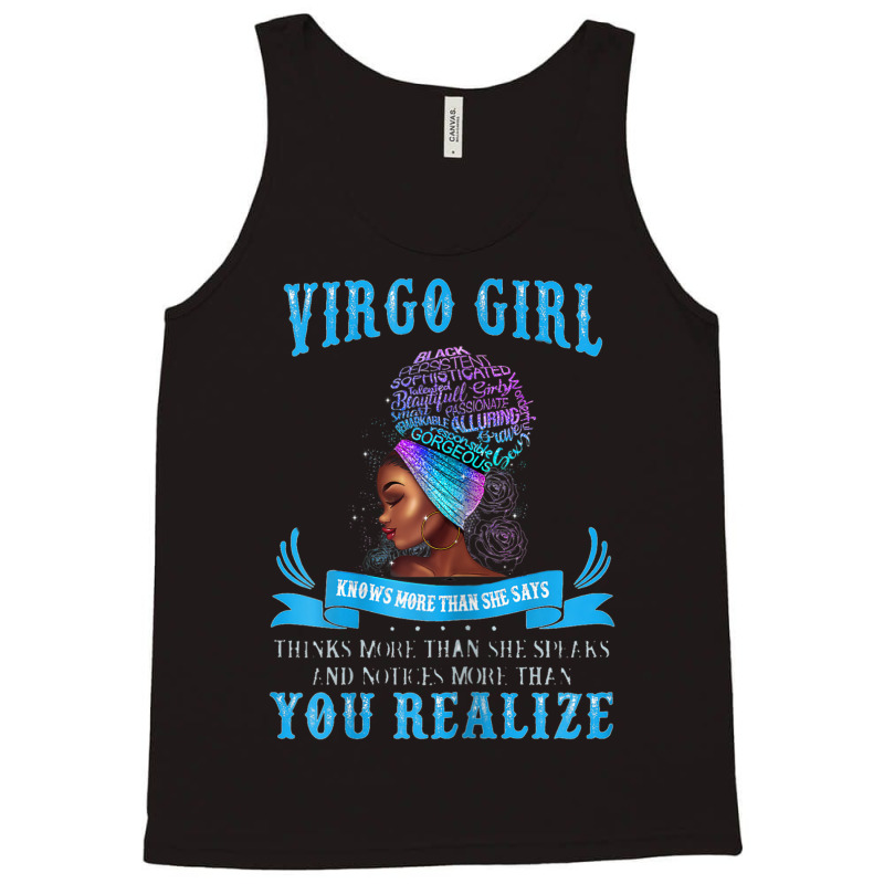 Womens Virgo Girl September August  Birthday Zodiac Womens _002 Tank Top | Artistshot