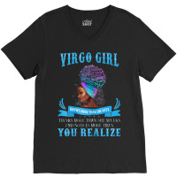 Womens Virgo Girl September August  Birthday Zodiac Womens _002 V-neck Tee | Artistshot