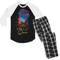 Womens Virgo Girl September August  Birthday Zodiac Womens _003 Men's 3/4 Sleeve Pajama Set | Artistshot