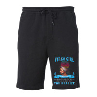 Womens Virgo Girl September August Black Girl Magic Zodiac Bday Fleece Short | Artistshot