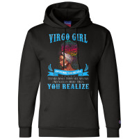 Womens Virgo Girl September August Black Girl Magic Zodiac Bday Champion Hoodie | Artistshot