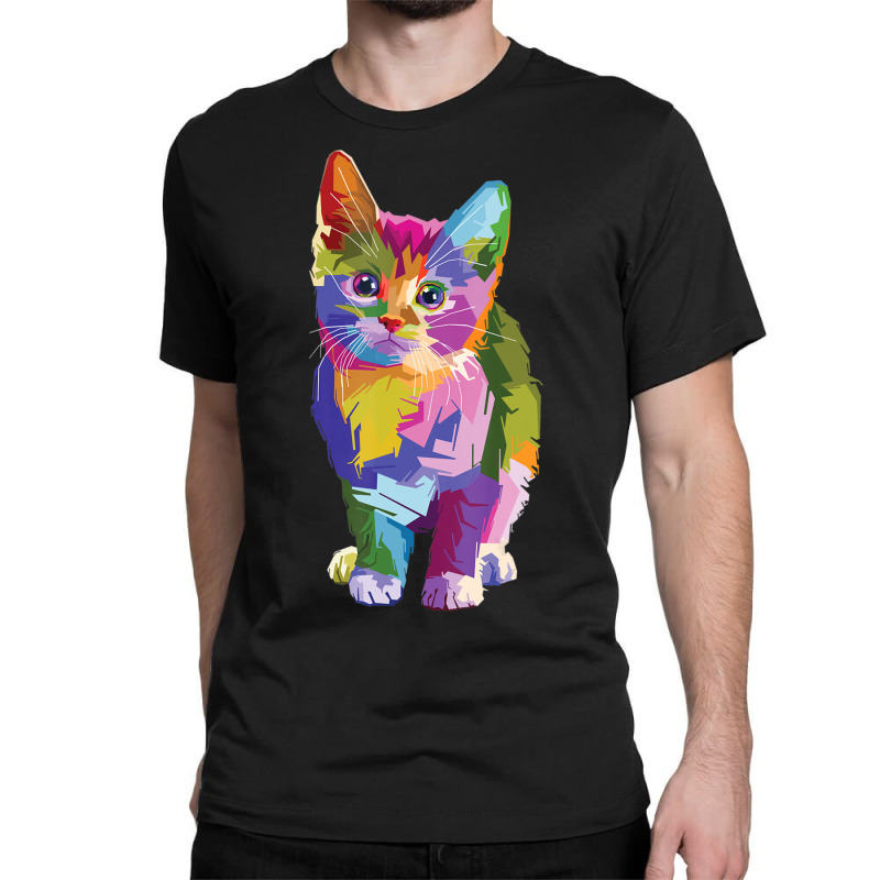 Limited Edition Colorful Poly Pop Art Adopt Cute Little Kitty Cat Love ...