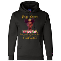 Womens Virgo S Black Girl Magic Birthday Blm Afro Woman Champion Hoodie | Artistshot