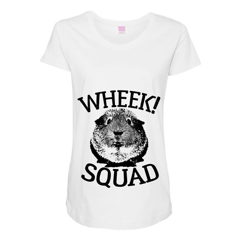 Guinea Pig S Wheek Squad Cute Funny Guinea Pig S Maternity Scoop Neck T-shirt by Davidartist | Artistshot