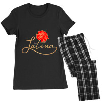 Womens Womens Latina Latinx Best Gift Rose Cute Hispanic Shirt Women's Pajamas Set | Artistshot