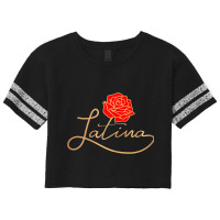 Womens Womens Latina Latinx Best Gift Rose Cute Hispanic Shirt Scorecard Crop Tee | Artistshot