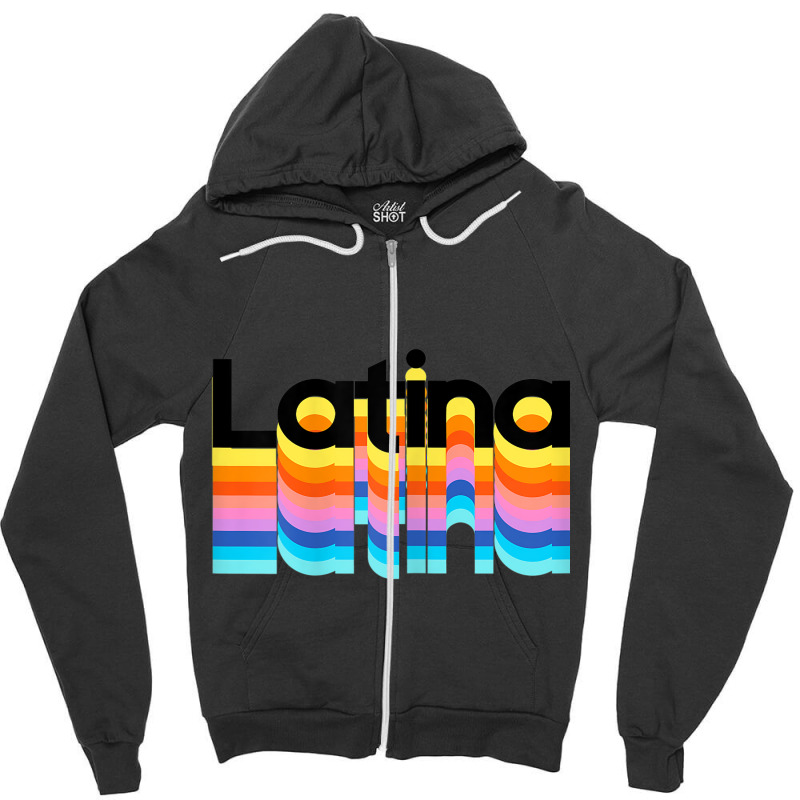 Womens Womens Latina Latinx Colorful Trendy 2019 Gift Zipper Hoodie | Artistshot