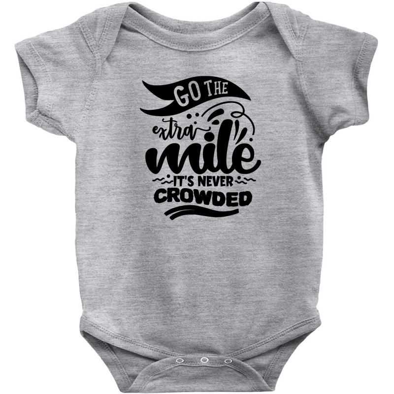 Go The Extra Mile Baby Bodysuit by romisiantaka | Artistshot