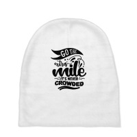 Go The Extra Mile Baby Beanies | Artistshot