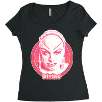 Divine 80s Style Retro Fan Art Design Women's Triblend Scoop T-shirt | Artistshot