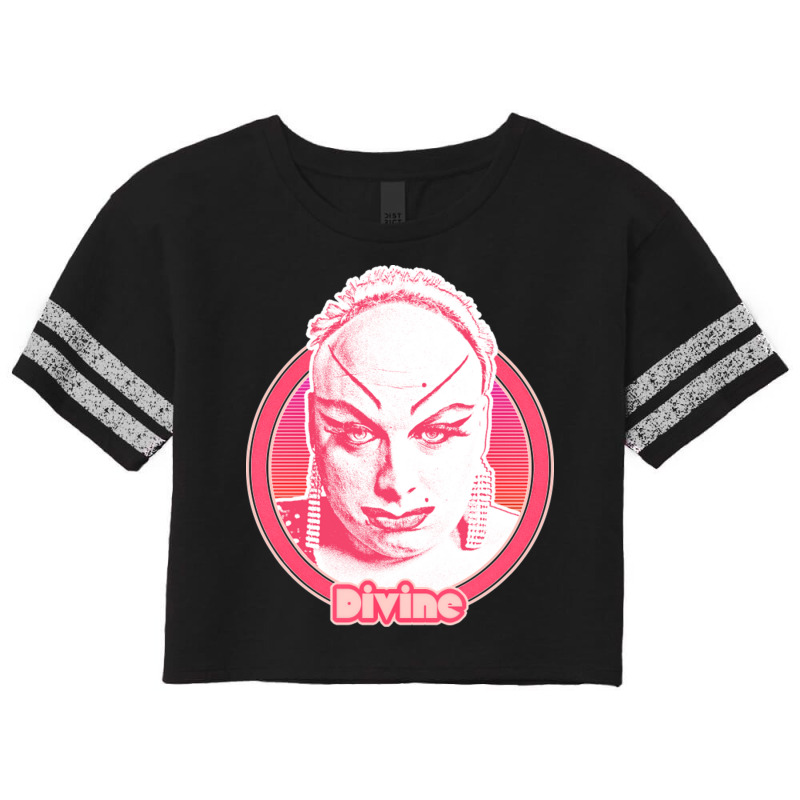 Divine 80s Style Retro Fan Art Design Scorecard Crop Tee by ErnestGallon | Artistshot