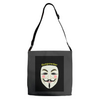 Gunpowder. Guy Fawkes Real Mask. Every Legend Starts Small. My Friend  Adjustable Strap Totes | Artistshot