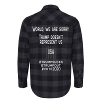 World Sorry Flannel Shirt | Artistshot