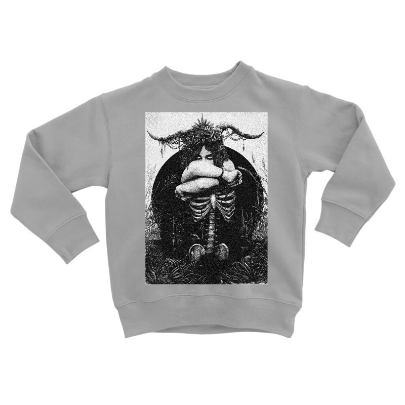 Occult Gothic Dark Satanic Unholy Witchcraft Grunge Emo Goth Toddler Sweatshirt by HayleyArtist | Artistshot